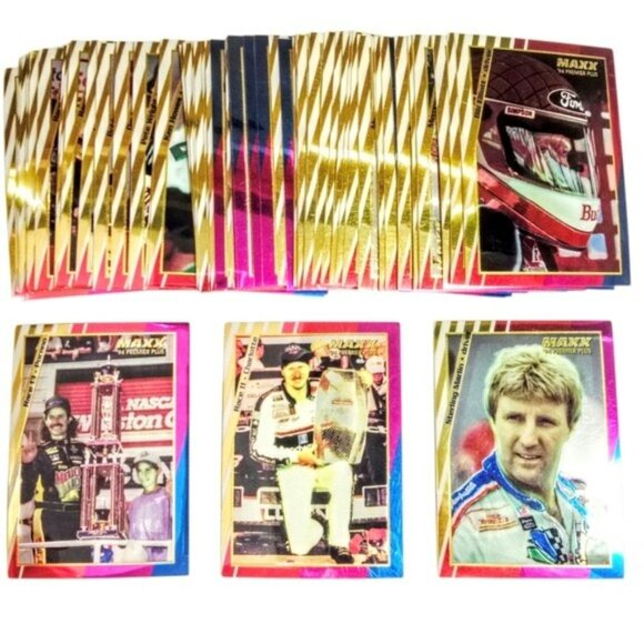 Vintage Nascar Racing Trading Cards '94 Maxx Premier Plus 70+ Card Lot 1994 - Picture 12 of 12